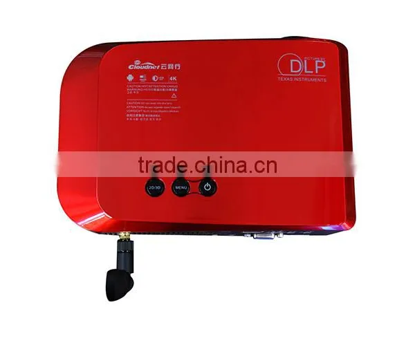Android4.4 OS Ultra Quad Core DLP 3D Projector 1080P Infocus Projector photo-5