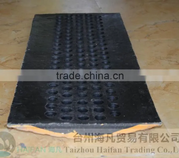 1000*350*40mm Heavy Strength Reflective Rubber Speed Hump for Crossing/High Quality Rubber Speed Hump Used in Intersection photo-5