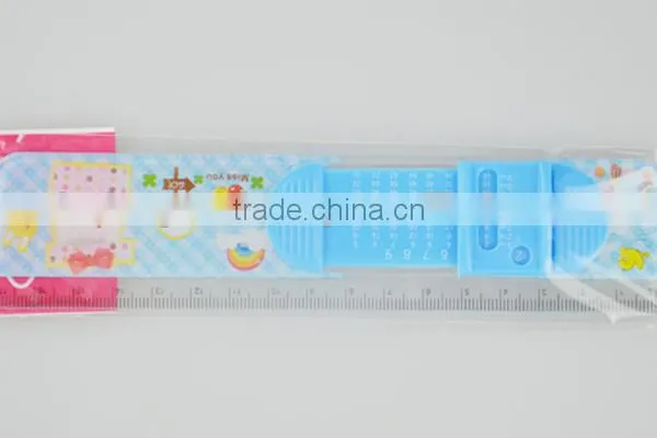 Sliding Ruler, Plastic Ruler Triangle Protractor Set photo-6