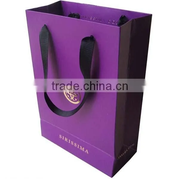 Custom Print Folded Shopping Gift Paper Bag photo-4