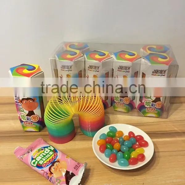 Hitwon Rainbow Roll Candy Coated Soft Candy With Toy photo-2