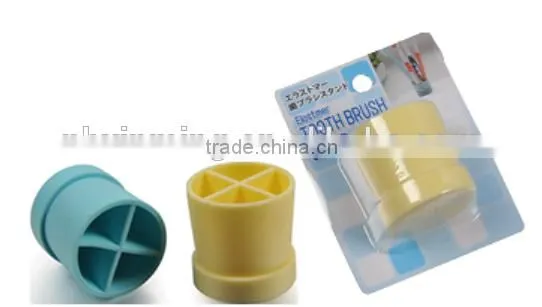 Daily Necessities Plastic Toothbrush Holder With Cover