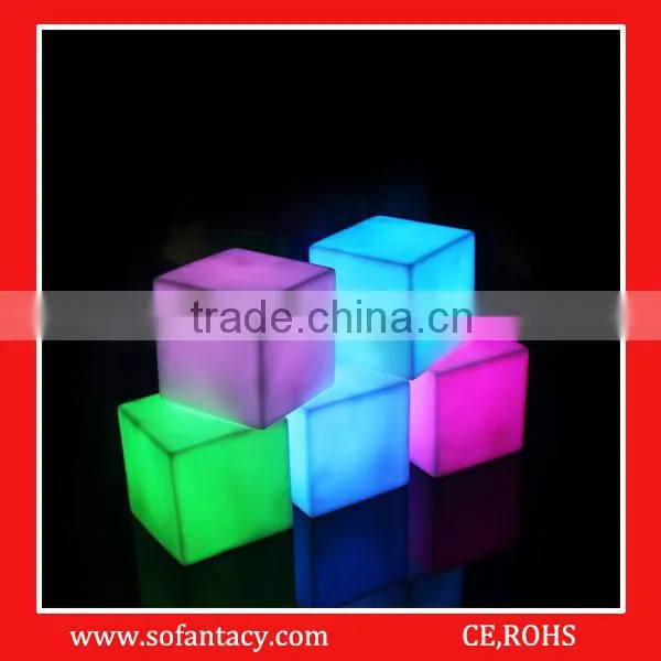 Colour Changing Led Light up Glow Cube Light for Party Favors photo-2