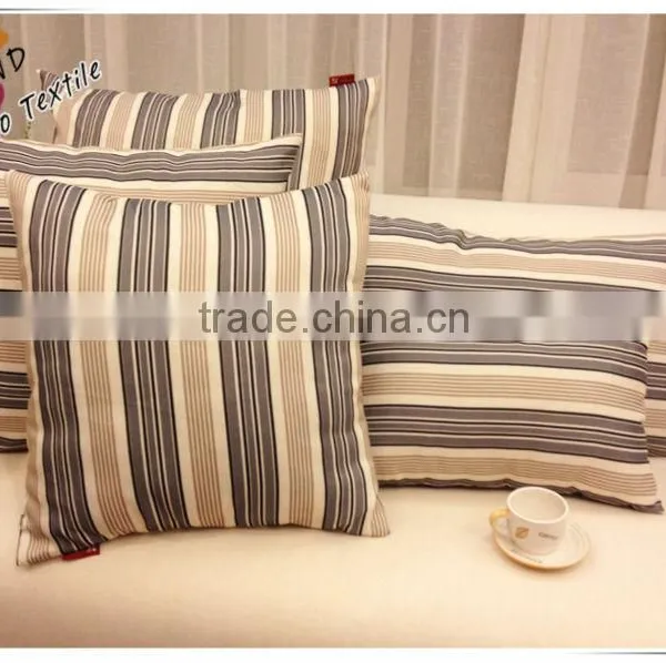 Printed Stripe Suede Latest Design Cushion Cover