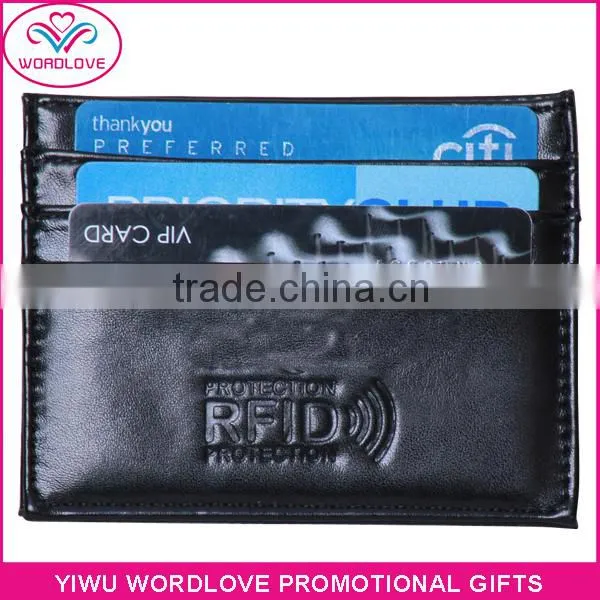 Best Selling Leather RFID Blocking Card Secure Wallet With Money Clip photo-2