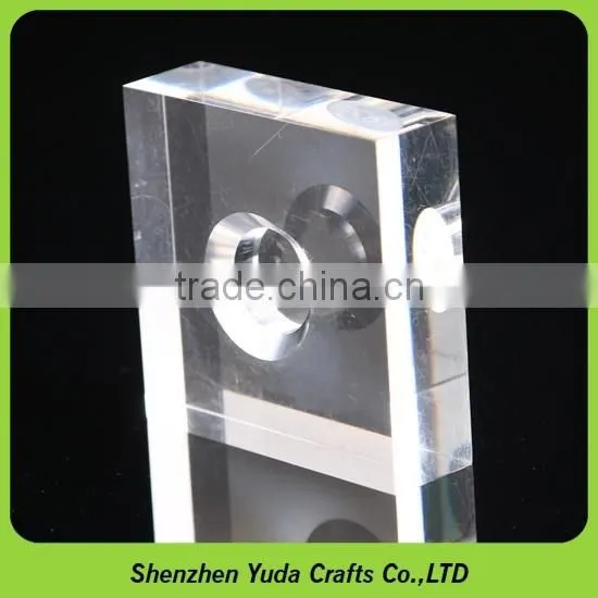 Machined Acrylic Ball Holder Coin Stand Customized Plastic CNC Milling Services photo-5