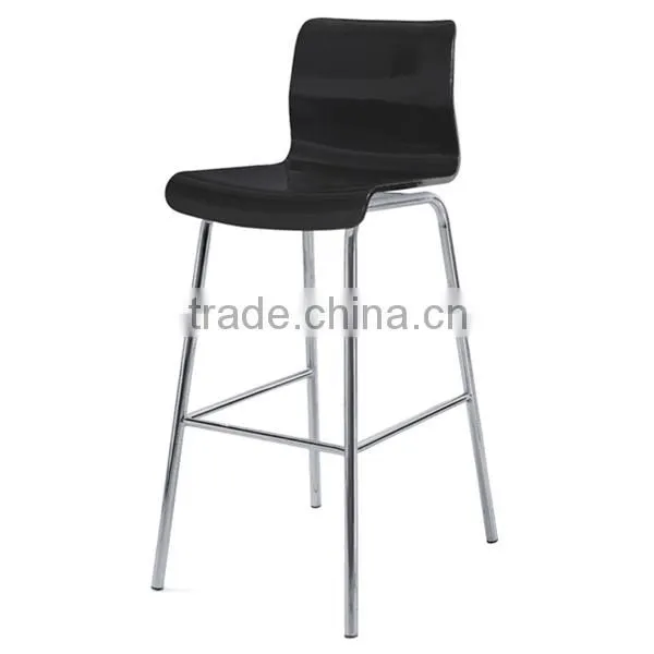 Hot Sale Modern Natural Ply-Wood Colorful Bar Stools With Simple Design photo-3