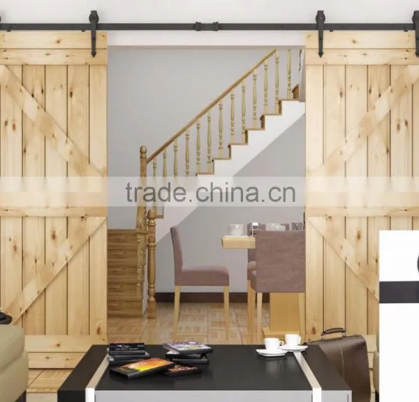 Top Quality Steel Material Sliding Barn Door Hardware for Wooden Door photo-5
