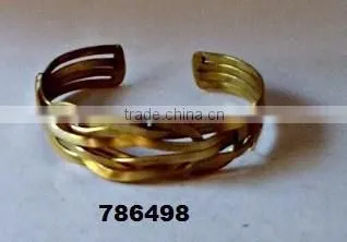 Indian Brass Metal Fashion Bangle Bracelet Wire Work photo-5