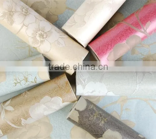 Flower Pure Paper Bedroom Decoration Wallpaper photo-2