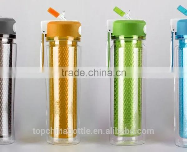 BPA Free 550ml Double-wall Thermos Sports Bottle