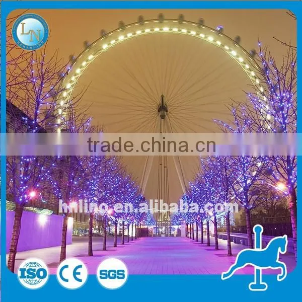 Amusement Park Products! China 16kw High Quality Ferris Wheel With Colorful LED Lights photo-3