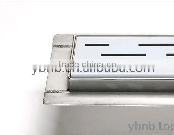 Stainless Steel Tile Anti-odor Long Floor Drain Shower Channel photo-3