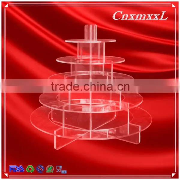 2016 Fast-sell New Patent Multifunctional Macaron Tower ,5 Tier Acrylic Tower Stand ,Macaron Display Tray,macaron Packaging photo-3