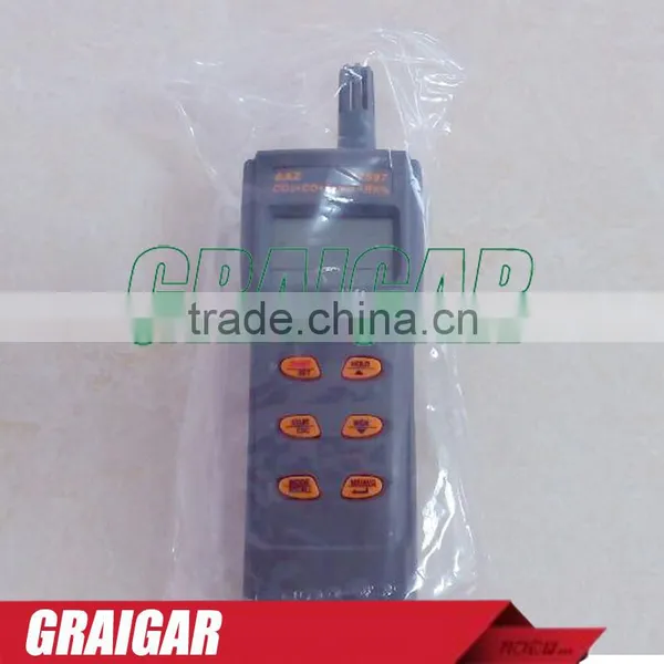 Handheld Combo Carbon Dioxide Carbon Monoxide CO2/CO Detector CO2/CO/RH./Temperature Meter 99 Metory USB Output AZ77597 photo-4