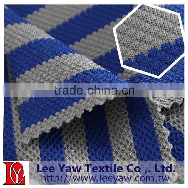 Polyester Microfiber Full Dull Spandex Yarn Dyed Combhoney Stripe Fabric photo-5