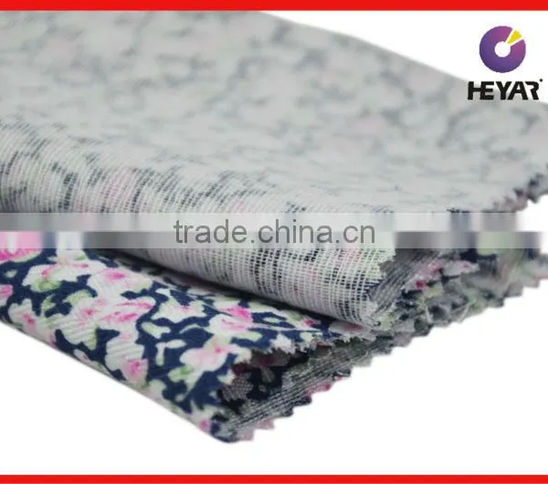 Floral Printed Double Layer Fabric