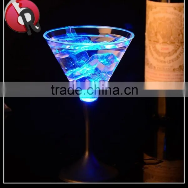 Party KTV Bar Supplies Emitting Luminescent Glass Goblet Cocktail Colorful Flashing Cup photo-6