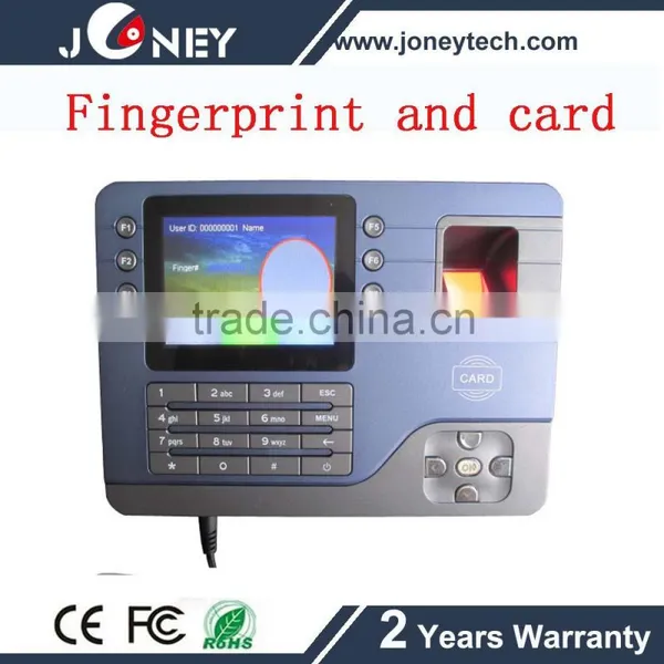 3.5 Inch TFT P2P Fingerprint Linux Terminal Time Attendance With USB Cable photo-4