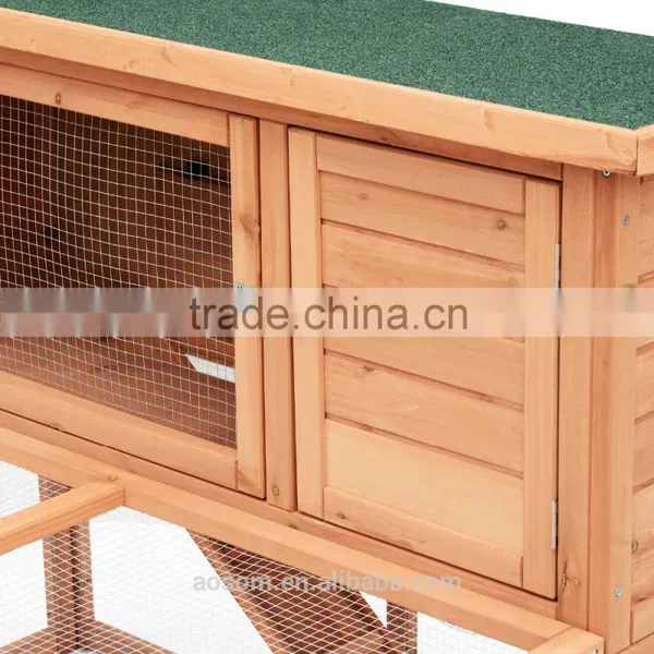 Pawhut Rabbit Chicken Hutch Coop Cage Backyard Outdoor Garden Large photo-6