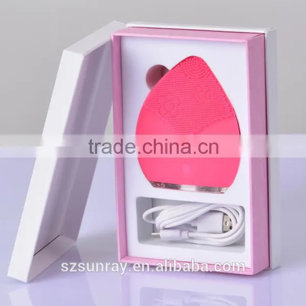Face Machine Electric Stimulation Silicone Face Exfoliate Brush photo-2