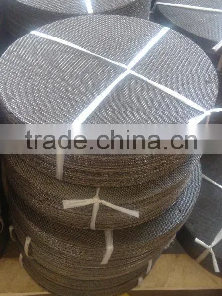 Black Wire Cloth Filter Disc