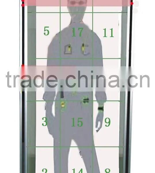JH-5B (LCD) Walk Through Metal Detector (18 Zone) photo-2
