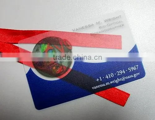 Full Color Printed Clear Business Card/name Card photo-4