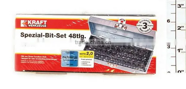 48PC SCREWDRIVER BIT SET