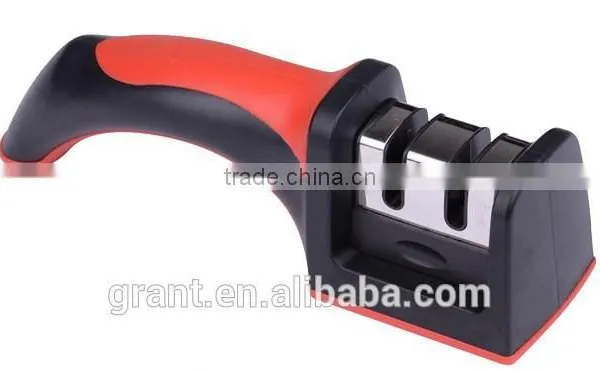 Deluxe Kitchen Knife Sharpener With Soft Grip Handle photo-2