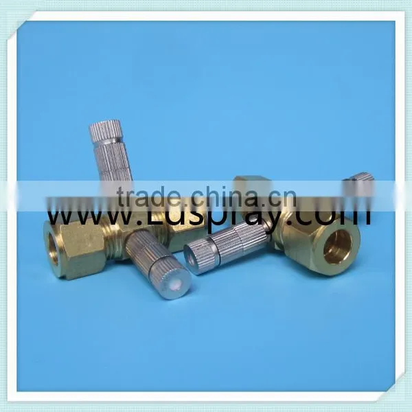Brass Threaded Ferrule Type 3/8 Through Connector With One Two Holes photo-2