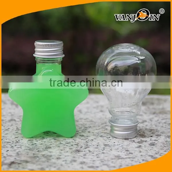 Star Shape Cold Press Juice Bottles With Metalized Cap photo-5