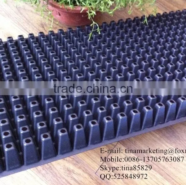 406 Cell Black PS Material Plastic Nursery Seed Germination Tray /Plant Seedling Tray photo-4