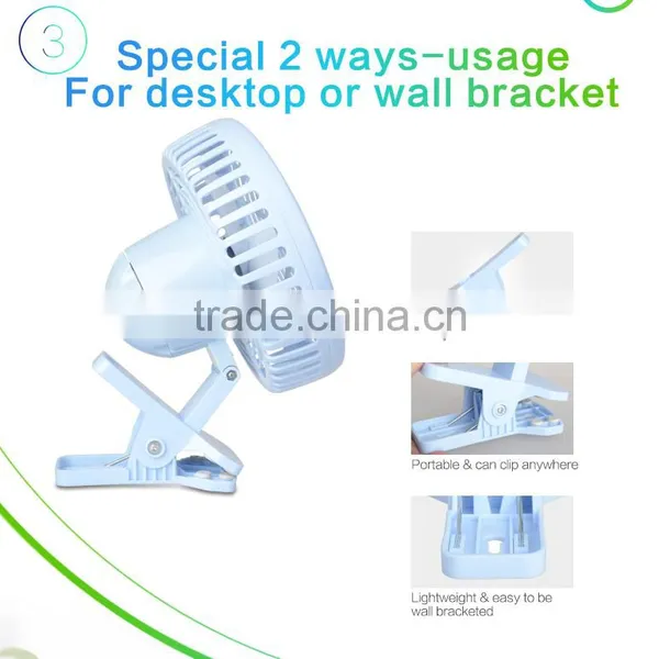 Clip on Fan.Quietness Fans.Portable Clip to Baby Stroller photo-5