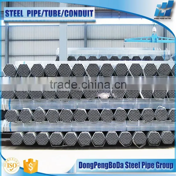 48.3*3.2mm Structural Tubing Galvanized Steel Water Pipe Sizes photo-3