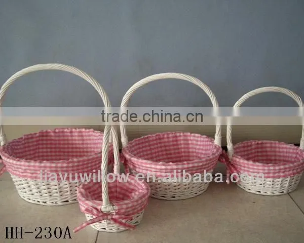 3pcs Round Empty Knitting Gift Baskets photo-3