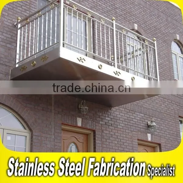 304 316 Stainless Steel Balcony Terrace Loft Railing Designs photo-2