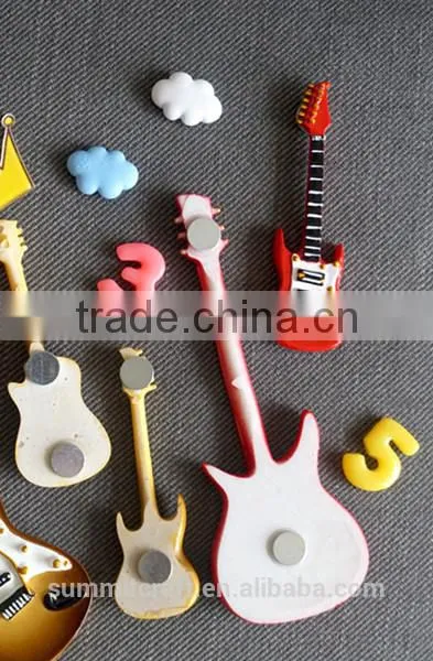 Fridge Magnet Personalised Resin Guitar Musical Fridge Magnets photo-5