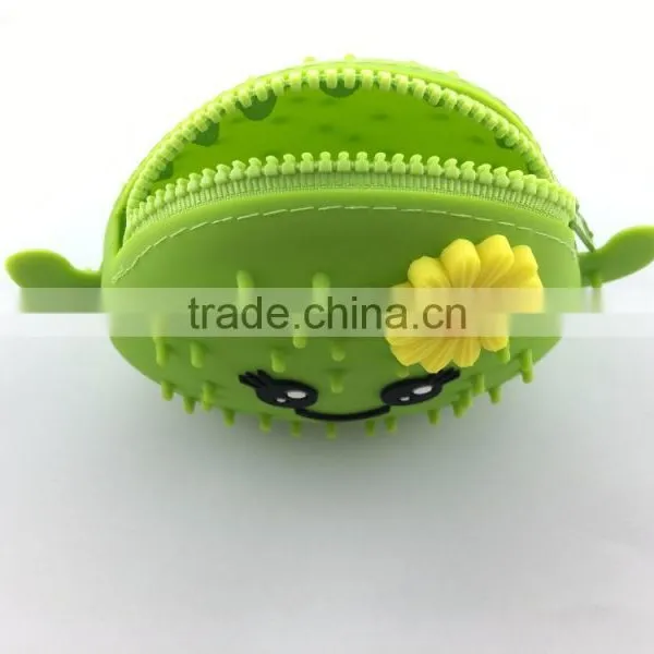 Cute Animal Shape Silicone Wallet With Silicone Coin Purse for Wholesale photo-3