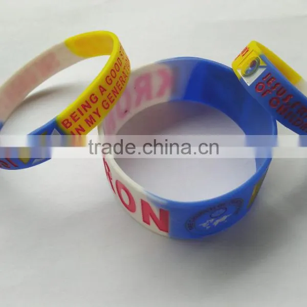 2016 Hot Sale Personalized Printed Silicone Bracelets With QR Code for Promotional Gift photo-3