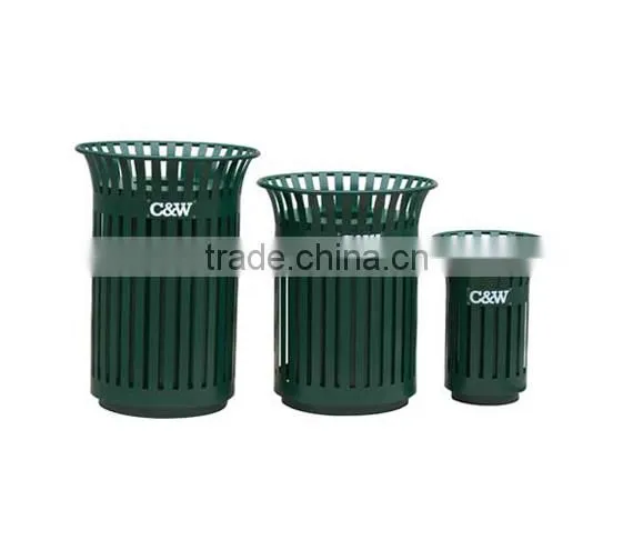 Arlau Outdoor Park Metal Bin Steel With Outdoor photo-3