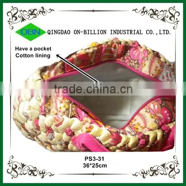 Wholesale Mini Girl Tote Straw Bag With PU Handles photo-2