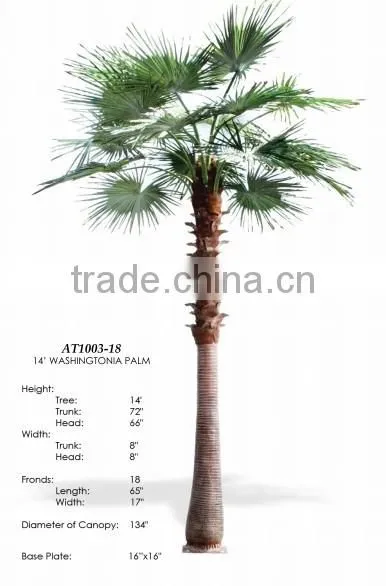 Cheap Artificial Washington Big Palm Tree With High Simulation photo-5