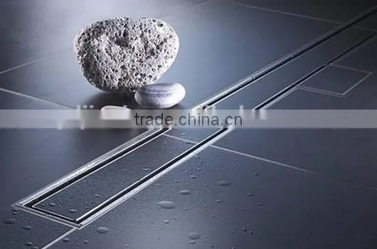 JINXIN 304 Linear Floor Drain With Tile Insert_linear Tile Insert Drain photo-3