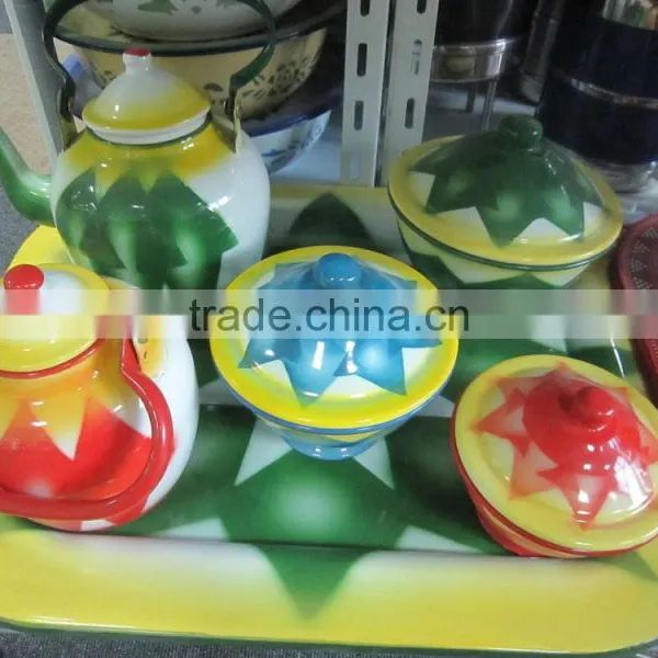 Tea Pot Water Enamel Kettle in Middle East Market photo-6