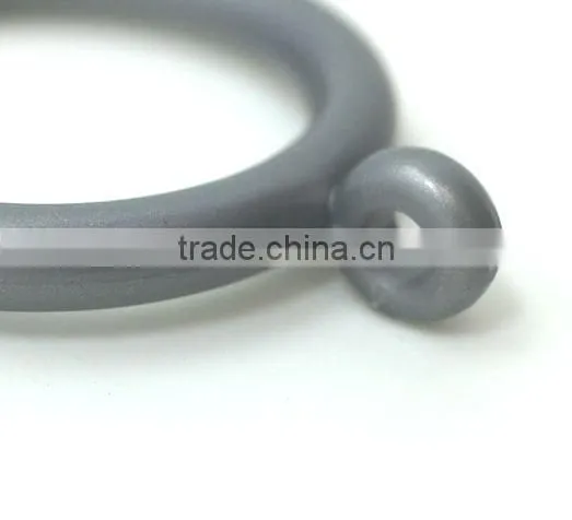 Shower Curtain Track Hooks, Plastic Shower Curtain Hook With Eyelet ID34mm/OD46mm & ID26mm/OD33mm Grey Colour photo-4