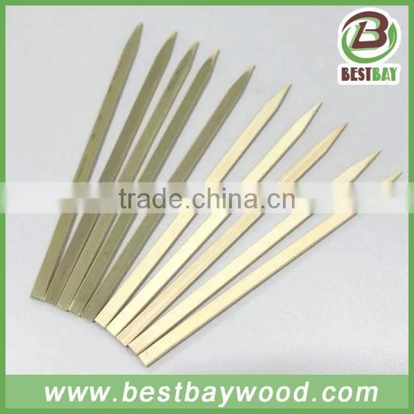Flat Green Bamboo Skewer Kebab Bamboo Skewers photo-2