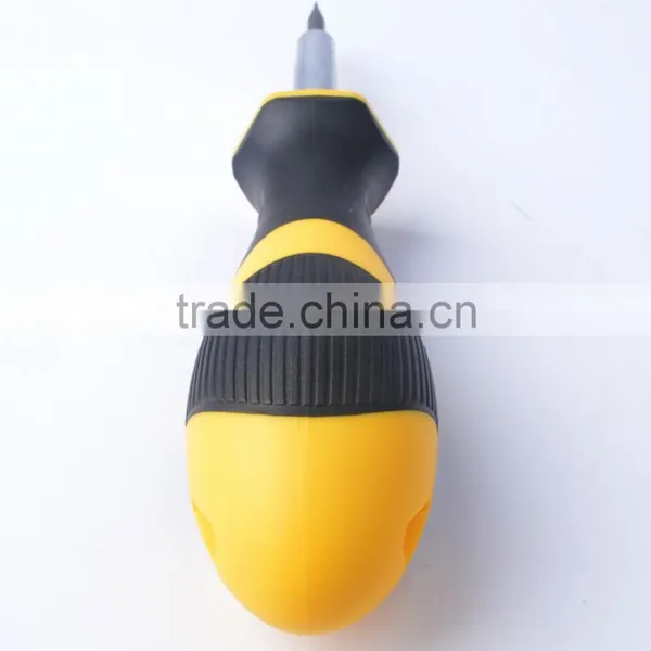 Combiantion Screwdriver Slotted+Phillips Double End Screw Drivers Cheap Rotating Screwdriver photo-3