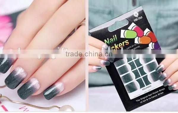 High Quality Gradient Color Nail Sticker, Gradient Nail Stick Fashion Nail Art photo-5