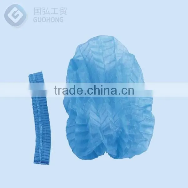 Disposable Surgical Non Woven Mob Clip Cap,non Woven Mob Cap for Food Use,non Woven Mob Clip Cap photo-2